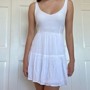 ANGL White Tie Mini Dress
